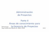 Planificación de Proyectos PERT-CPM Administracion de Proyectos GIDE-2010- Parte II v2_-Ligt.pdfDIAGRAMA DE GANTT •Cada actividad (tarea) se representa mediante un bloque rectangular
