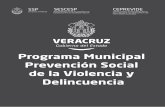 Programa Municipal Prevención Social de la …...la comisión de delitos y combatir la delincuencia. Asi mismo impulsar la transversalidad de las instituciones dedicadas a la prevención