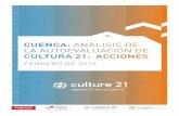 CUENCA: ANÁLISIS DE LA AUTOEVALUACIÓN DE CULTURA 21: … · Fuente: Comisión de Cultura de CGLU, sobre la base de los resultados suministrados por los participantes en el taller
