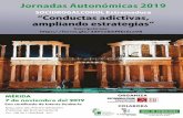  · 2019-09-18 · Programa 9-9,30 h: Entrega de documentación 9,30- 10 h: Presentación de las Jornadas *Juan Carlos Rivera ÄU//o/. Delegado Autonómico Socidrogalcohol Extremadura