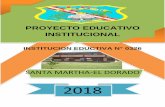 INSTITUCION EDUCTIVA N° 0326 · 2018-10-28 · Así mismo la visión compartida, el análisis situacional y la propuesta de gestión escolar centrada en los aprendizajes componentes