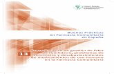 Buenas Prácticas - SEFACBuenas Prácticas en Farmacia Comunitaria en España Procedimiento de gestión de falta de suministro, problemas de suministro y desabastecimientos de medicamentos