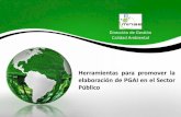 Herramientas para promover la elaboración de PGAI en el ... · Herramientas para promover la elaboración de PGAI en el Sector Público Dirección de Gestión Calidad Ambiental.