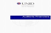 Auditoría Financiera - UNID · del Instituto Mexicano de Contadores Públicos y en la NIA 230 se especifica todo lo que tiene que ver con la documentación que se utiliza y se genera