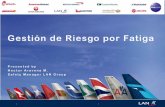 Gestión de Riesgo por Fatiga Aravena... · 2013-09-13 · LATAM – Pilotos y Flota Passenger /Cargo A340 5 B767-300 29 A320 Fam 78 B737-700 6 Dash 8-200/400 14 B767-300F 12 B777F