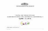 GUÍA DE PRÁCTICAS LABORATORIO DE QUÍMICA GENERAL I QM …gecousb.com.ve/guias/GECO/Laboratorio de Química... · informe completo de la práctica se entregará posteriormente.