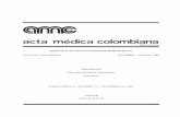 NOTA DEL COMIT CIENTIFICE O - Acta Médica Colombianaoficial de la Asociació Colombiann de Medicina a Interna, public artículoa d le especialidaas o d relacionados co ellan previ,