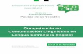 Competencia en Comunicación Lingüística en Lengua ...³n... · Competencia en Comunicación Lingüística en Lengua Extranjera (Inglés) TAREA 2 Bloque de contenido 1.3. Estrategias