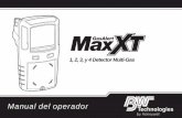 VENTA DE EQUIPOS DE PROTECCION INDIVIDUAL | PALMA DE … · 2014-04-06 · 1 GasAlertMax XT Introducción El manual del operador brinda información básica para operar el detector