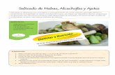 Salteado de Habas, Alcachofas y Ajetesdietistasynutricion.com/web/wp-content/uploads/2015/08/...Las habas son legumbres tiernas, al igual que los guisantes, por ello tienen una parte