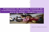 Propuesta de Mejora: Control de crecimiento y desarrollo … · 2016-07-22 · crecimiento y desarrollo completo para la edad – Región Junín Doris B. Zubilete Guerreros . ...