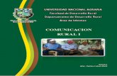UNIVERSIDAD NACIONAL AGRARIA FACULTAD DE DESARROLLO …repositorio.una.edu.ni/3177/1/NE50C149.pdf · Comunicación Rural I 4 INTRODUCCIÓN La comunicación es la base fundamental
