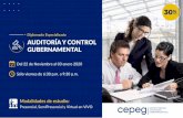 AUDITORIA Y CONTROL GUBERNAMENTAL · Control Interno y Planeamiento de Auditoria Gubernamental:-Control Interno de las Entidades del Estado, Normas de Control Interno, Estructura