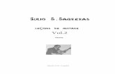 Sagreras Las Lecciones de Guitarra II - WordPress.com · 2018-12-09 · Las Lecciones de Guitarra - Libro 2 (Sagreras) - Marieh 2018 Copyleft 17. This study is also melodic in character