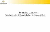 John R. Correa · 2015-12-10 · servidor DNS en entornos Linux es llamado (named.conf), en este se establecerán los parámetros necesarios para el funcionamiento del servidor. En