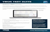 VBOX TEST SUITE...VBOX TEST SUITE Regiones de carga y descarga El usuario puede establecer “geo-cercas” de los lugares de carga y descarga, esto habilita al software para determinar