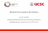 Modelo Preventivo de Delitosmodelo-prevencion.ucsc.cl/download.php?file=doc/presentacion-mpd-ucsc__.pdf · Dueños y controladores, Ejecutivos principales, Representantes, Administradores,