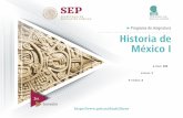 Programa de Asignatura Historia de México I - Gobrepositorio.cbachilleres.edu.mx/wp-content/material/... · 2019-06-21 · 6 Progr a FUNDAMENTOS DEL PROGRAMA El nivel de educación