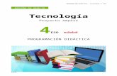 Tecnología · Web viewPara llevar a cabo la evaluación del proceso de enseñanza- aprendizaje se deberá establecer los procedimientos para evaluar las competencias, los indicadores