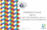 EL SECTOR EXTERNO EN LA ECONOMÍA ECUATORIANA · Utilización de Esquemas Preferenciales y Acuerdos de libre comercio 2011 Millones de dólares y porcentajes Total Ecuador 9.500,3