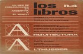 sumario - americaleeamericalee.cedinci.org/wp-content/uploads/2018/12/LOS-LIBROS-4.pdfsumario Año 1. No 4. Octubre de 1969 d ARQUITECTURA Francisco Bullrich Nuwa Arquitectura Latinoamericana
