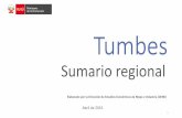 Tumbes - demi.produce.gob.pedemi.produce.gob.pe/Content/files/doc_03/Regionales/Tumbes.pdf · Incremento de la agroexportación (lima, cacao y plátano). 2. Incremento de proyectos