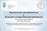 Hipertensión intraabdominal y Síndrome compartimental ...chguv.san.gva.es/docro/hgu/document_library/servicios_de_salud/servicios_y_unidades/...Síndrome compartimental abdominal