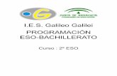 I.E.S. Galileo Galilei PROGRAMACIÓN ESO-BACHILLERATOiesgalileocordoba.es/wp-content/uploads/2015/11/programacion-2-eso17-18.pdf · Experiencias de laboratorio. Al iniciar la clase,