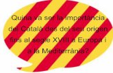 Quina va ser la importància del Català des del seu origen ... · Quin va ser el seu desenvolupament fins a l'edat mitjana? 1.3. Quins canvis va experimentar el Català a l'edat