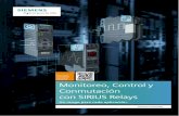Monitoreo, Control y Conmutación con SIRIUS Relays · Optoacopladores tipo bornera Convertidores de Señal 100358721 1NA 100358722 1NA 100358709 1NA 100385189 1NA 40 a 20 mA 33,36