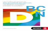 Llei 11/2014 per garantir els drets de lesbianes, gais ......Llei 112014 per garantir els drets de lesbianes, gais, bisexuals, transgèneres i intersexuals i per eradicar l’omofbia,