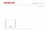 manual de usuario Serie M72 - static.highspeedbackbone.netstatic.highspeedbackbone.net/pdf/RCA M7204 MP3 Player Manual - Spanish.pdf · El servicio es requerido cuando el aparato