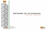INFORME DE ACTIVIDAES - Tuxtla Gutiérrez...conjunta entre sociedad organizada y gobierno, en nuestro Informe de Actividades Marzo 2012- Agosto 2013, mismo que presento a continuación