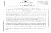 26 MAY 2015 - MinculturaQue la compilación de que trata el presente decreto se contrae a la normatividad vigente al ... (Decreto 1746 de 2003 artículo 5 modificado por el artículo