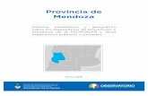 Provincia de Mendoza...Informe estadístico y geográfico sobre los dispositivos de prevención y asistencia. Provincia de Mendoza 7 El área de Prevención trabaja desde tres ejes