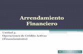 Arrendamiento Financiero - UQRooweb.uqroo.mx/archivos/jlesparza/acpsc106/Unidad 3 ArrendFin.pdf · El arrendamiento financiero se establece a través de un contrato mediante el cual