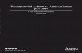 Tendencias del turismo en América Latina para 2019 · 2018-10-23 · Tendencias del urismo en America Latina para 2019 América Latina se ha convertido en uno de los continentes