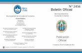 Nº 2456 Boletín Oficialciudaddecorrientes.gov.ar/sites/default/files/2456-15_5.pdf · 2018-08-09 · BOLETIN OFICIAL MUNICIPAL N° 2456 Corrientes, 05 de Noviembre de 2015. LLAMADO