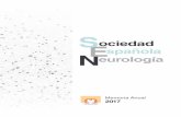 Sociedad Española Neurología - SEN · 2019-08-02 · 6 | Memoria Anual SEN 2017 A Itucional cto inst La Sociedad Española de Neurología celebró el 31 de mayo de 2017 su Acto