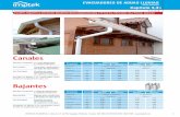 Canales - Imptekimptek.com/wp-content/uploads/2016/03/19-CanalesBajantes.pdf · CHOV 11 593 2 6 345 62 788 .imptek.com 1 EVACUADORES DE AGUAS LLUVIAS ficha técnica Canales Bajantes