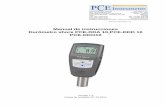 Manual de instrucciones Durómetro shore PCE-DDA 10,PCE-DDD ... · Según la fórmula, la dureza es proporcional al desplazamiento del material a través de la punta de medición.