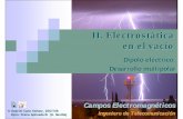 II. Electrostática en el vacío - Universidad de Sevillalaplace.us.es/campos/teoria/grupo1/T2/8_Dipolo_electrico.pdfCampos Electromagnéticos (I. Telecomunicación) 2 II.Electrostática