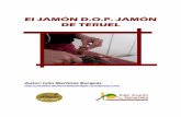 El JAMÓN D.O.P. JAMÓN DE TERUELEl jamón es considerado la parte más noble del cerdo. Las partes del jamón aportan un contraste de sabores más delicados. La carne de la paleta