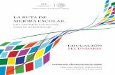 UNA DECISIÓN COLECTIVA PARA EL APRENDIZAJEsiie.tamaulipas.gob.mx/.../2014-2015/tercera_Secundaria.pdf · misma que fue considerada en su Ruta de Mejora con base en su ejercicio de