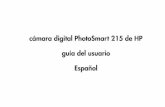 cámara digital PhotoSmart 215 de HP guía del usuario Españolh10032. · 176 guía del usuario de la cámara digital hp photosmart 215 Español Uso del LCD de imagen como visor En
