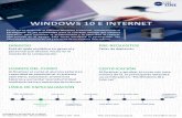 WINDOWS 10 E INTERNET · 2.- Configuración del Protector de Pantalla. 3.- Configuración de la pantalla de Bloqueo. 4.- Configuración del Escritorio Virtual. 5.- Poner Ventanas