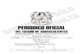Gobierno del Estado de Aguascalientes - PERIODICO OFICIAL · 2017-12-21 · Enero 7 de 2007 PERIODICO OFICIAL (Segunda Sección) Pág. 3 zEnumera los antecedentes de la planeación