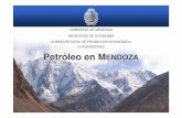 GOBIERNO DE MENDOZA MINISTERIO DE ECONOMÍA … · de 2 pozos, uno petrolífero y otro gasífero, se escindió del bloque original, el lote Zampal Oeste, que se encuentra en evaluación.