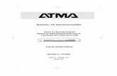 PAVA ELECTRICA - atma.com.ar electrica/Manual Atma... · PAVA ELECTRICA 230 V~ 50/60 Hz 2200 W MODELO: PE5800. 2 Advertencias Precaución • La operación incorrecta y uso inadecuado