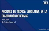 Instructor: Dr. Andrés Segovia S. 7/7 Iniciativa legislativa - técnica legislativa 0.1.pdf · Dr. Andrés Segovia S. PGE Ibarra, febrero 2019. Objetivo Promover el uso de herramientas